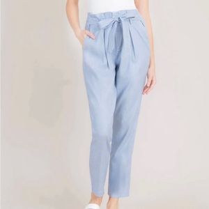 LEVEL 99 Cynthia Tie Waist Pant Trousers Sky Light Blue  Size 27